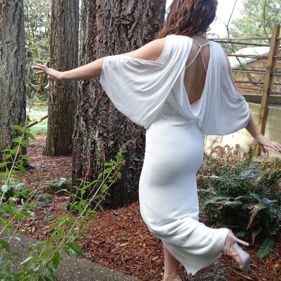 Halston Heritage Dresses & Skirts - Halston Heritage White Long Dress / Wedding Dress